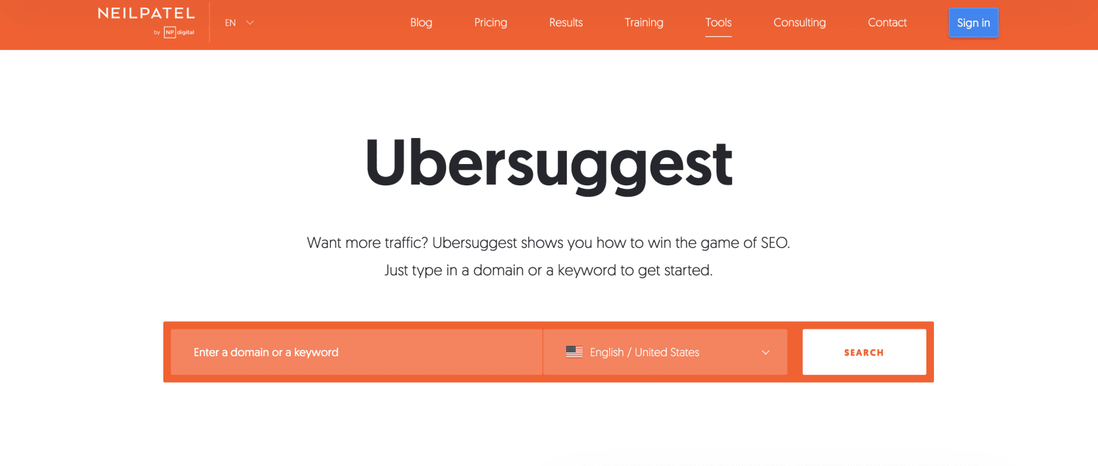 Ubersuggest