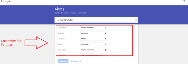 Google Alert Link Building