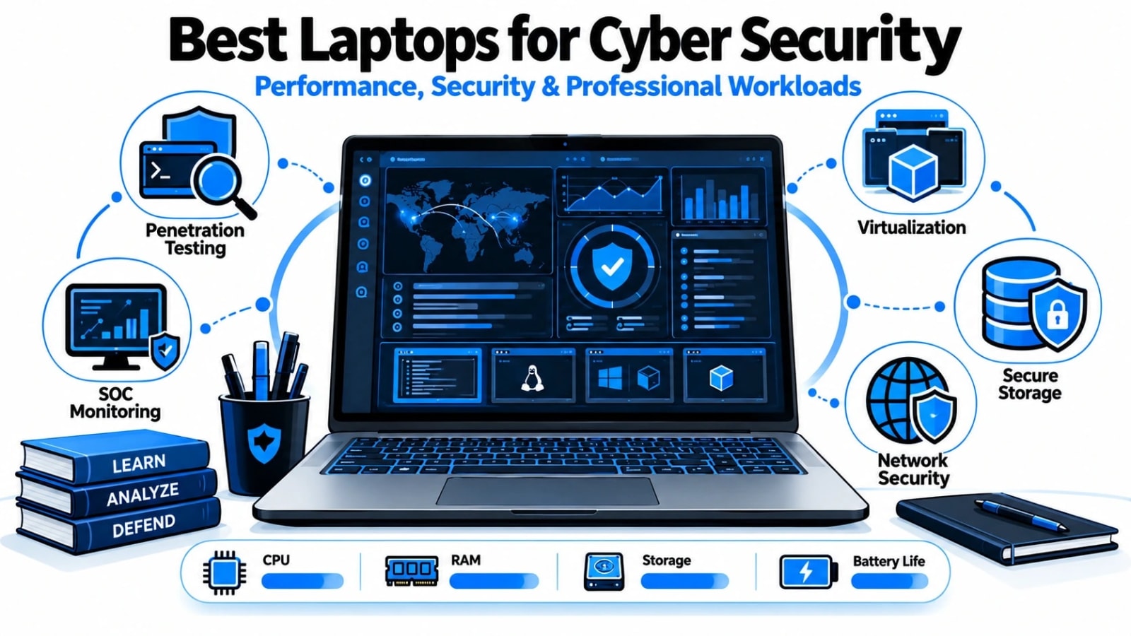 Best Laptop for Cyber Security for Professionals