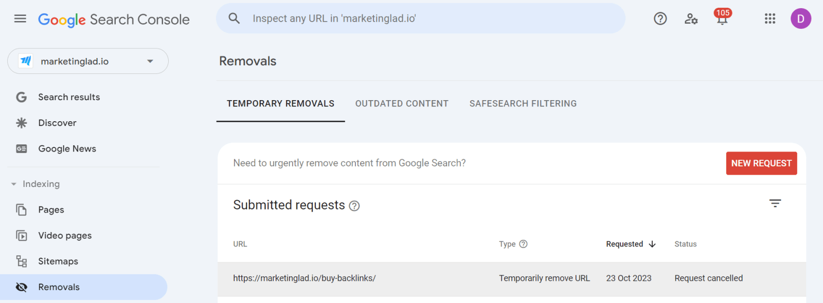 url removal