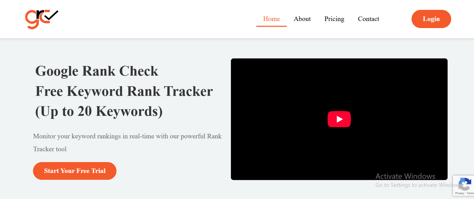 google rank check