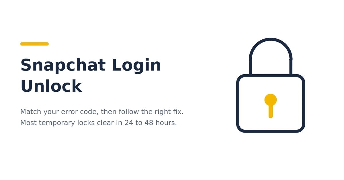 Snapchat Login Unlock