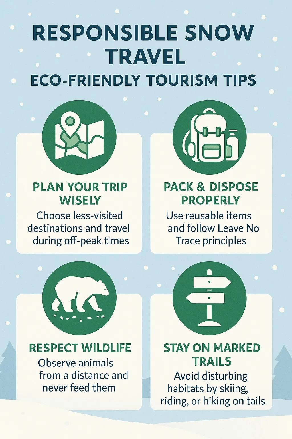 Responsible Snow Travel: Eco-Friendly Tourism Tips
