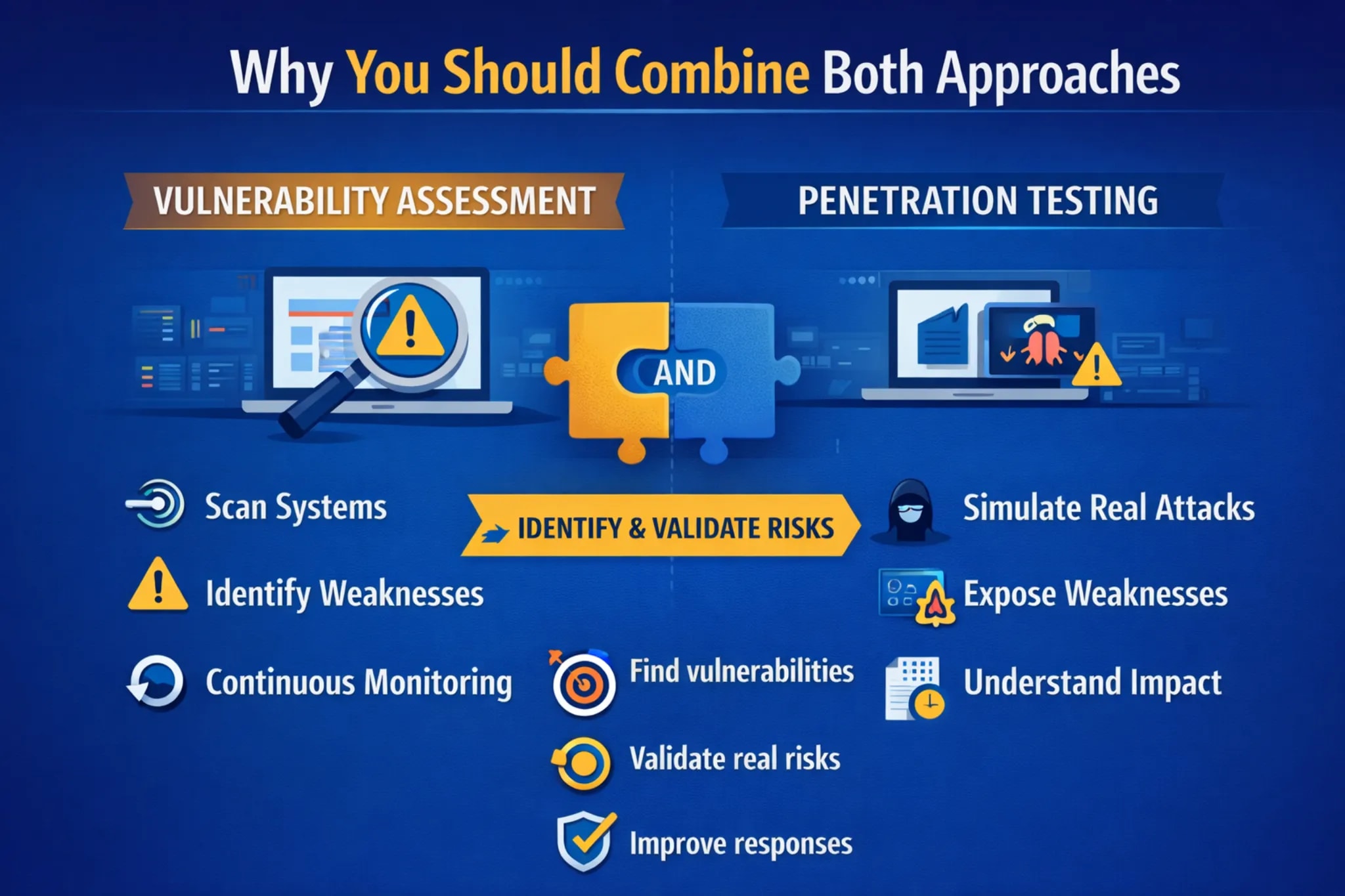 penetration testing and vulnerability assessment