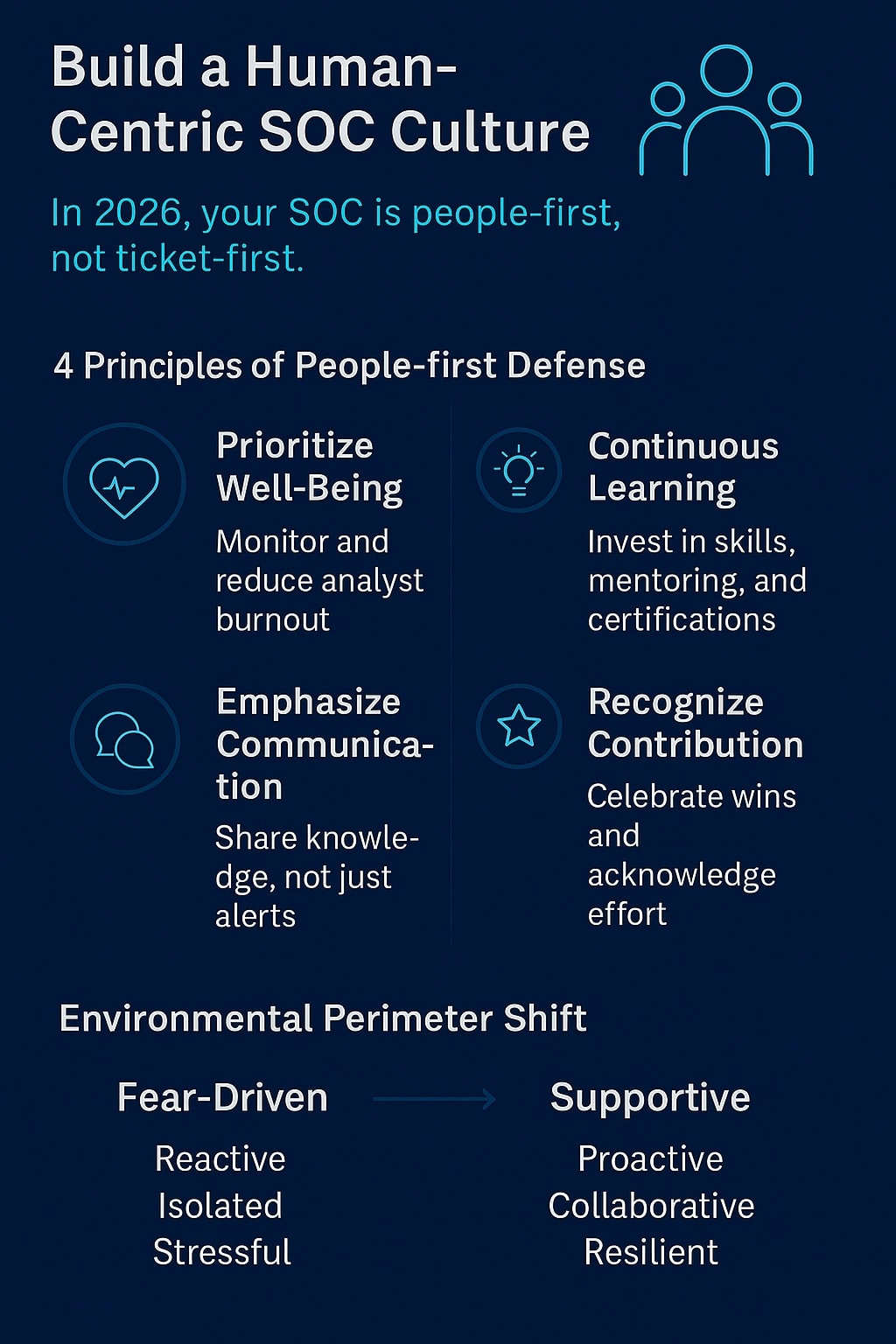 Strategy 9: Build a Human-Centric SOC Culture