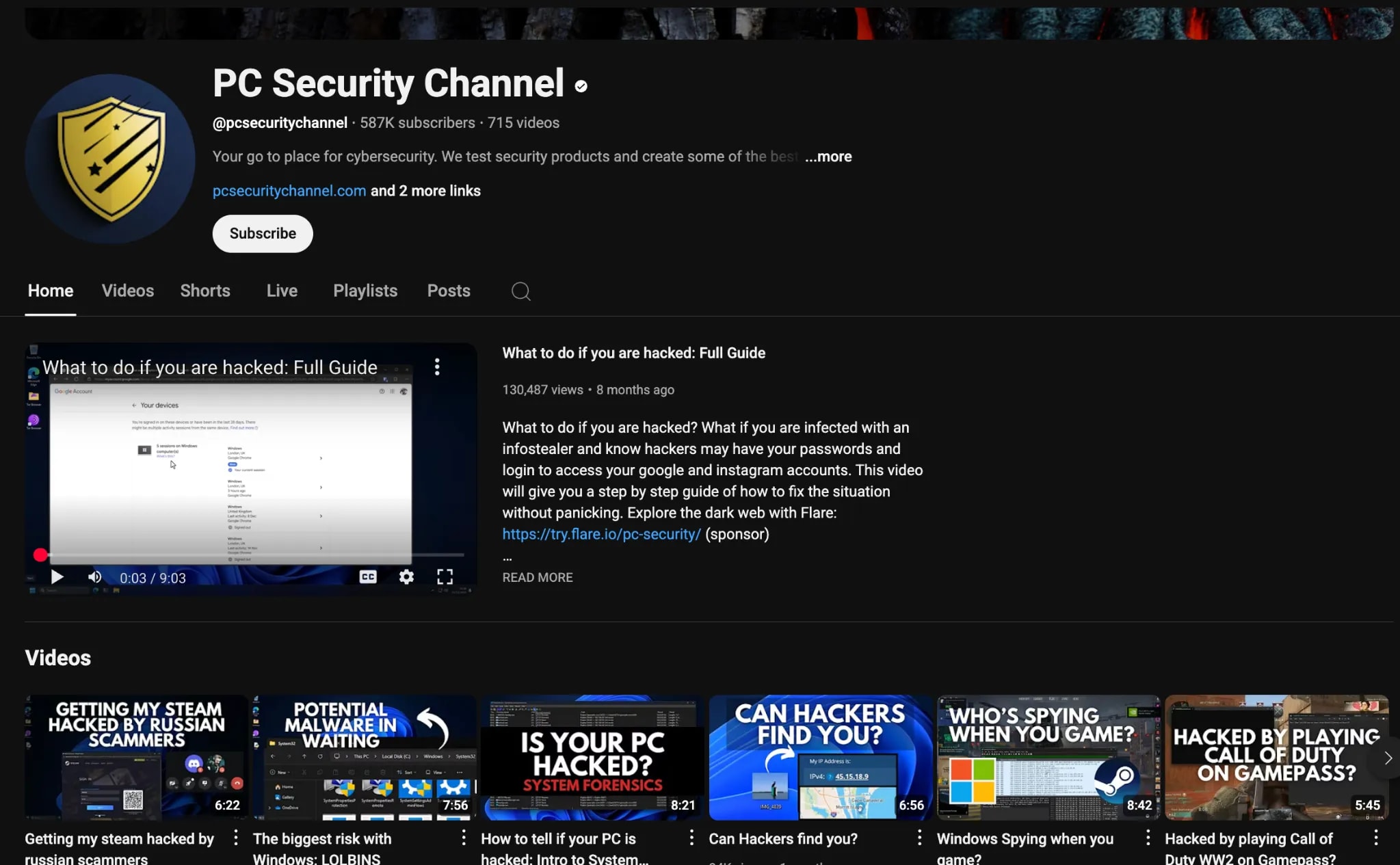 15. The PC Security Channel