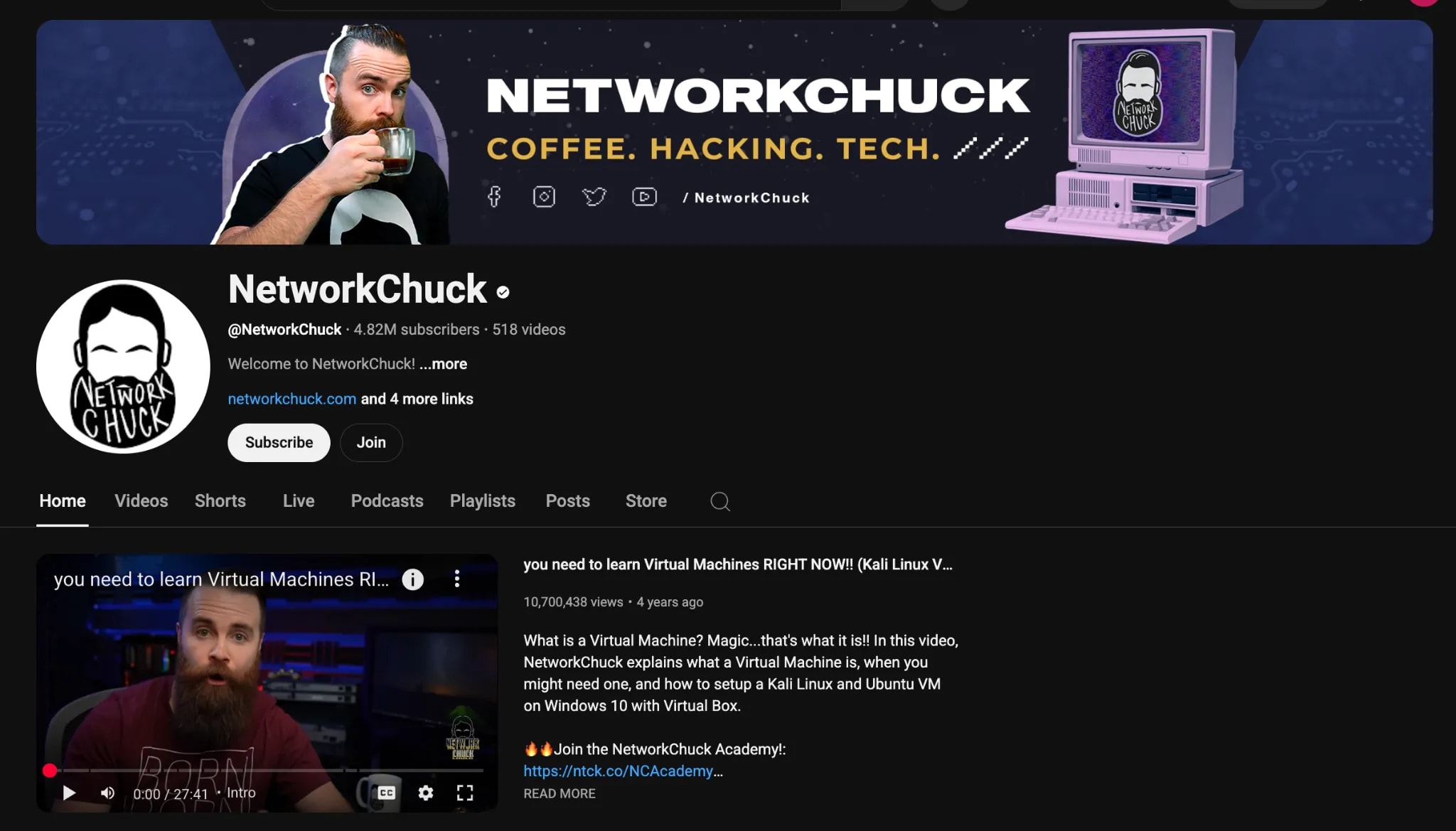 6. NetworkChuck