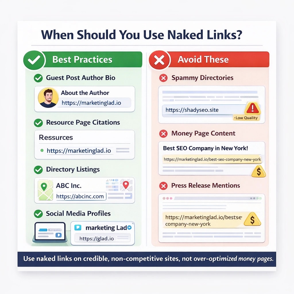 naked link