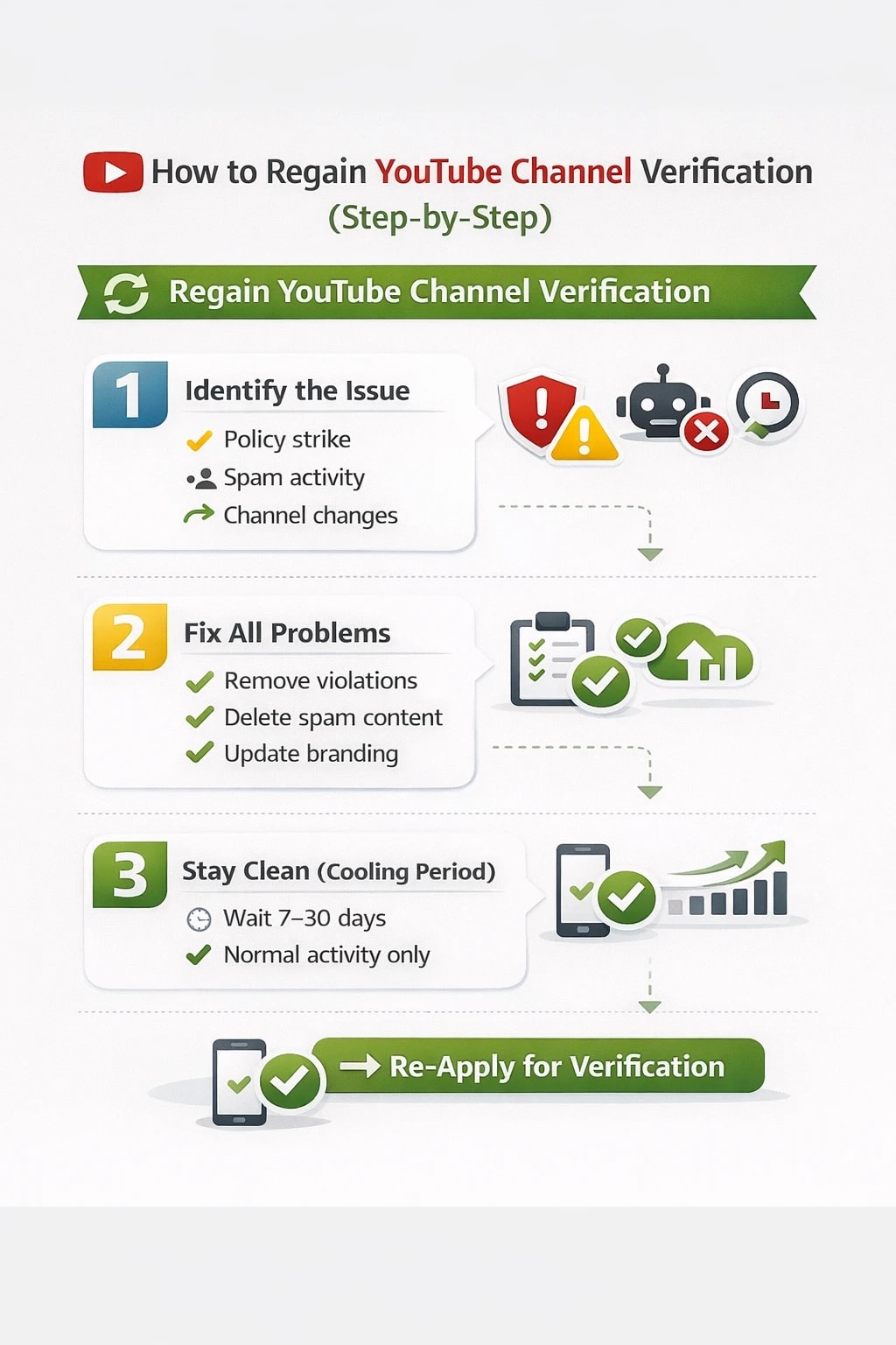 How to Regain YouTube Channel Verification (Step-by-Step)