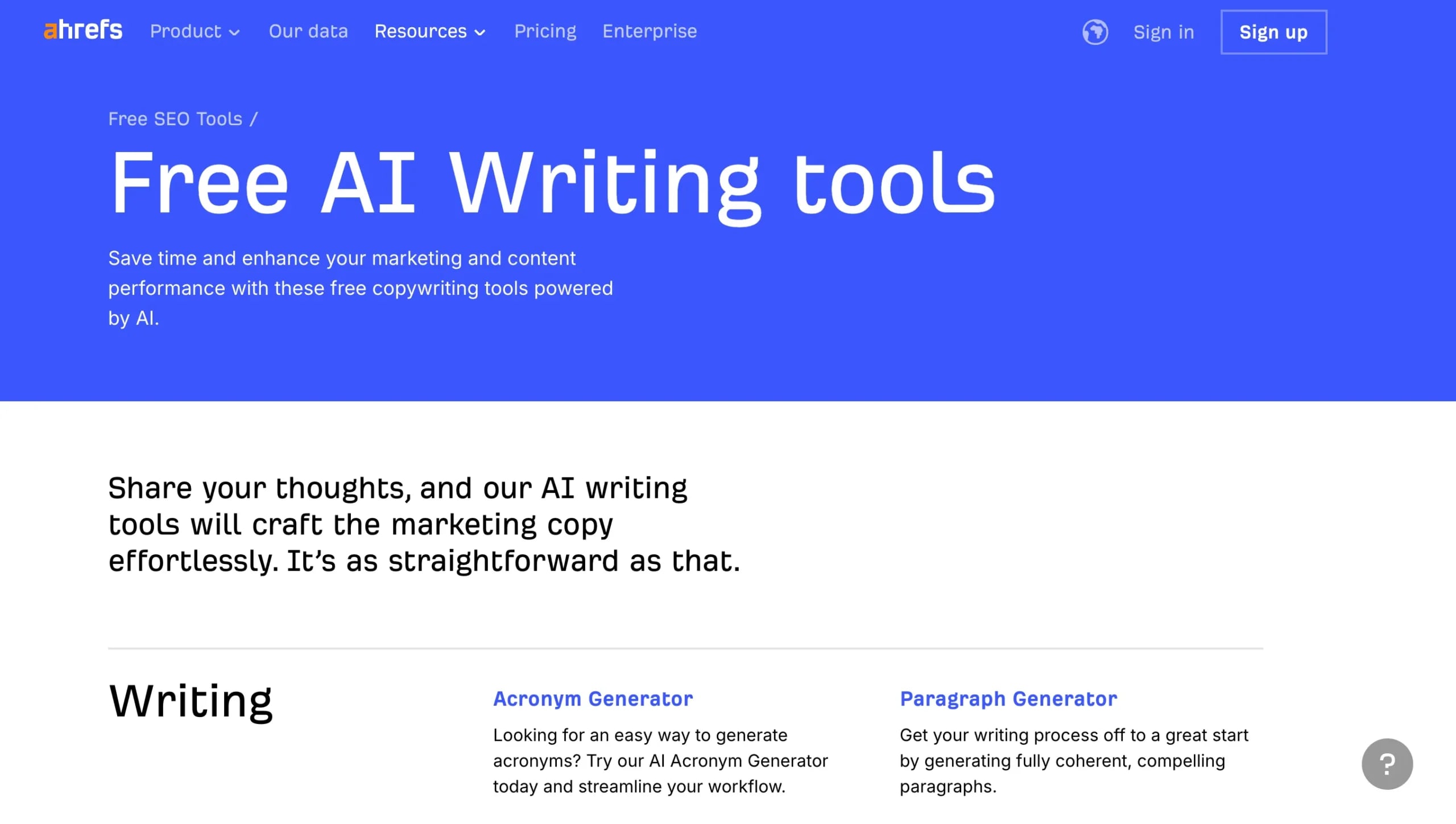best SEO AI tools 
