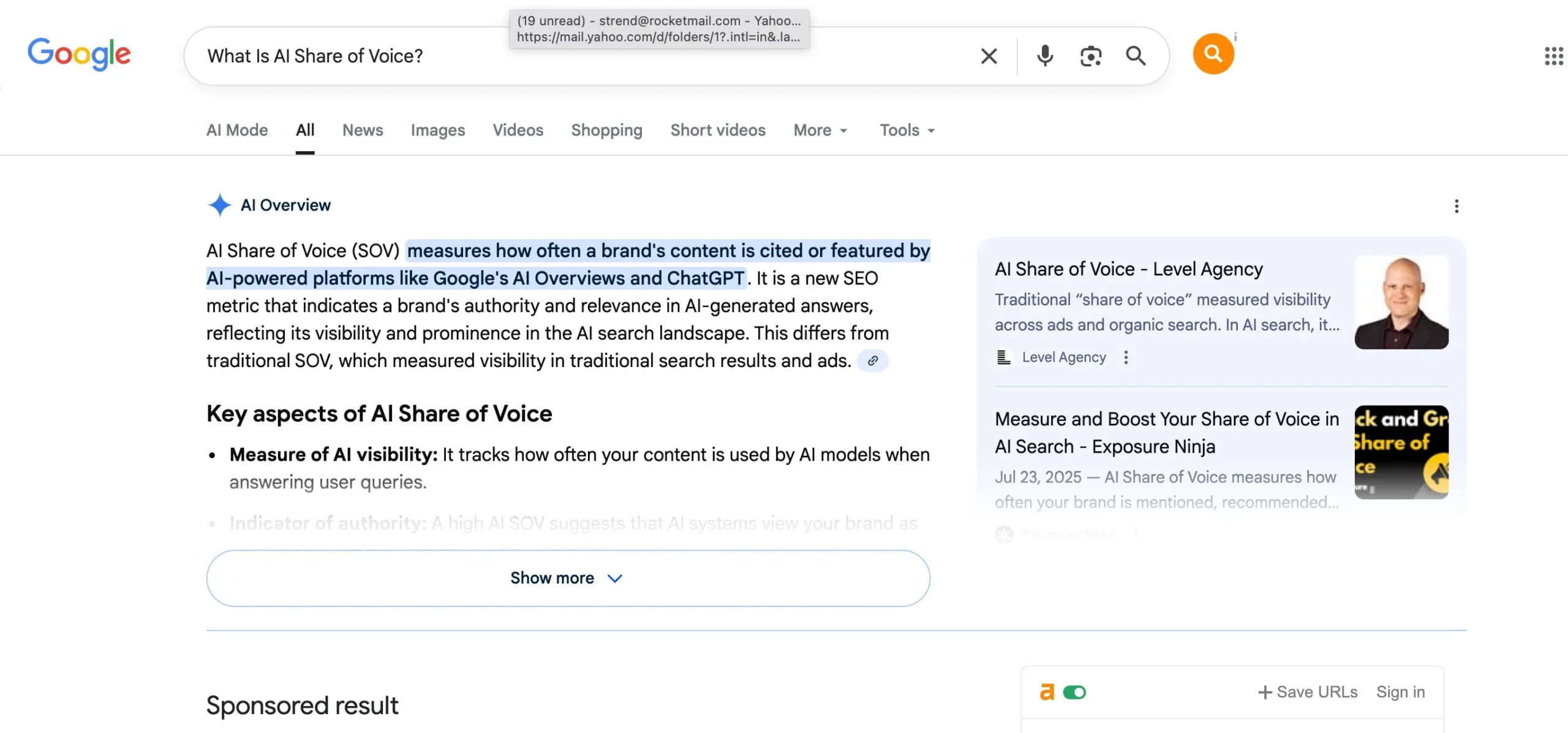 AI share of voice