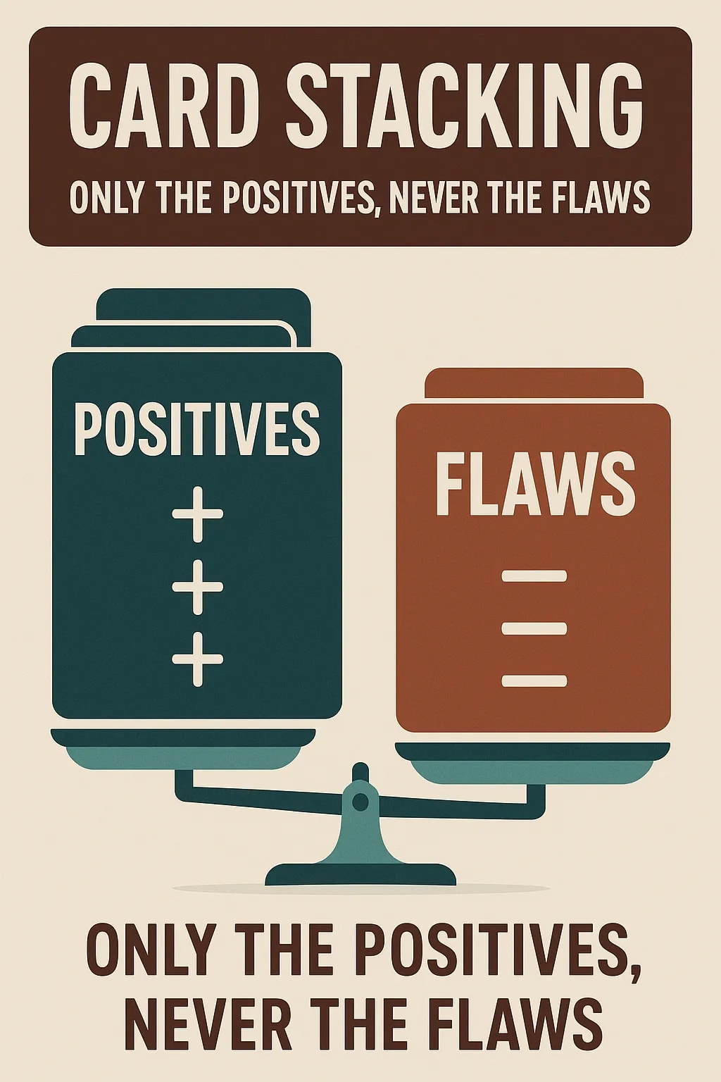 3. Card Stacking: “Only the Positives, Never the Flaws” propaganda ads