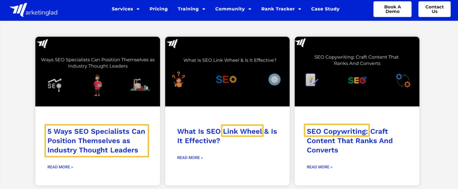 h1 in blog title