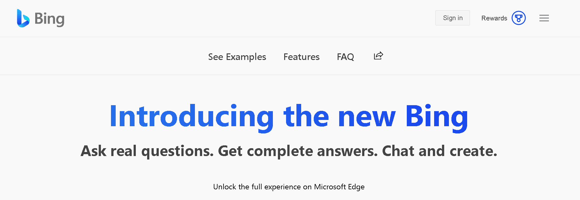 introducing bing