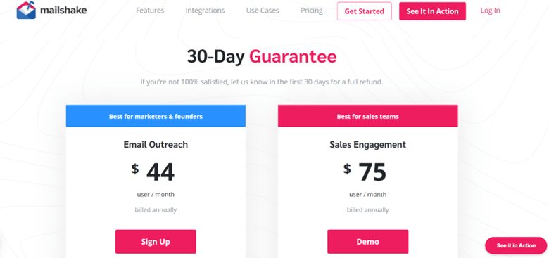 Mailshake Pricing