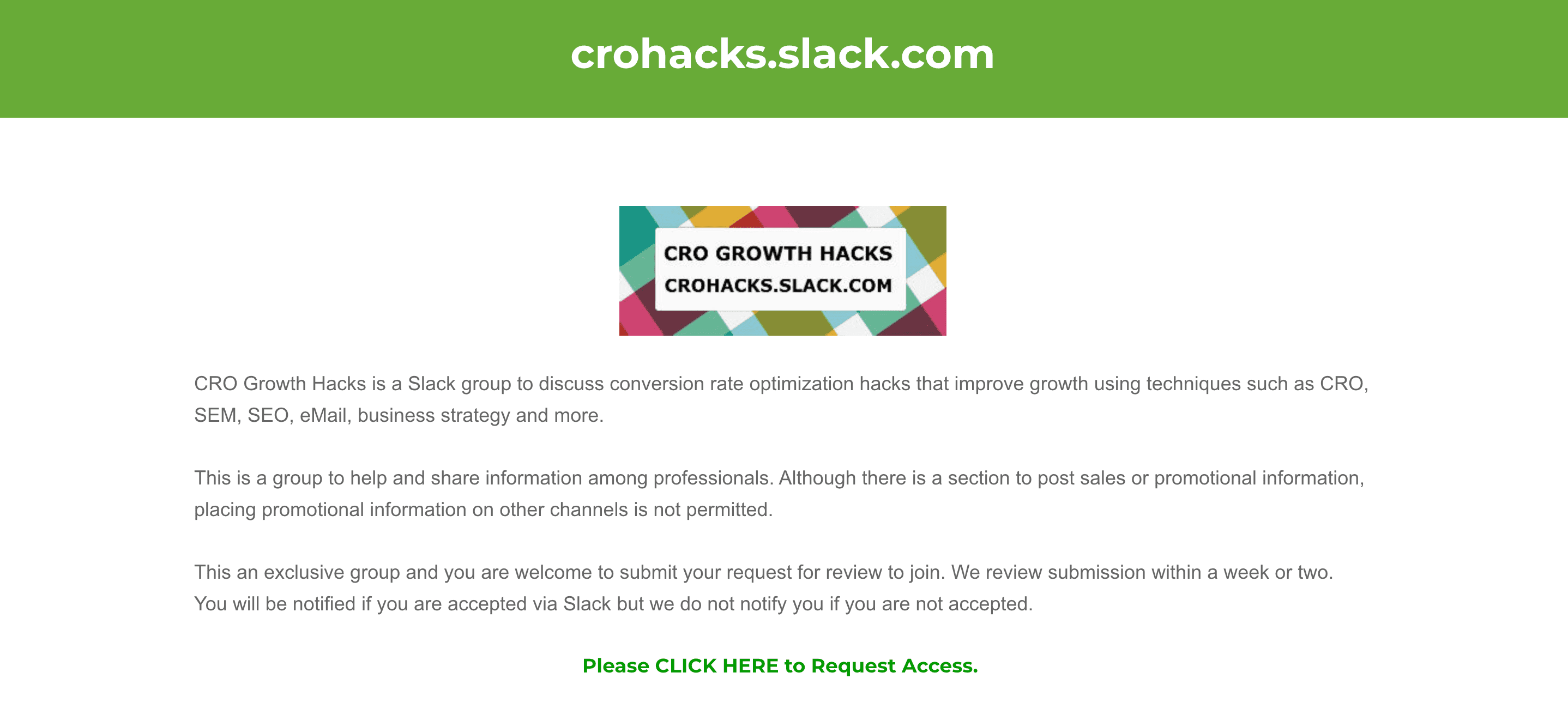 CRO growth hacks