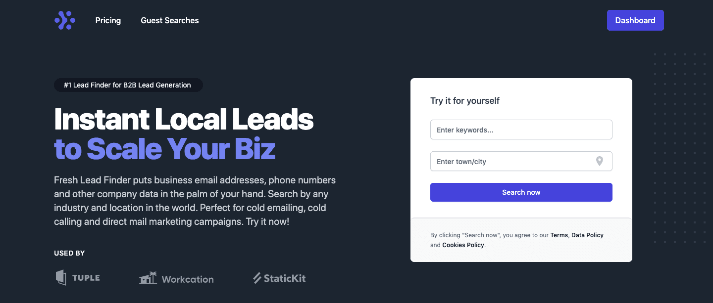 Fresh Lead Finder