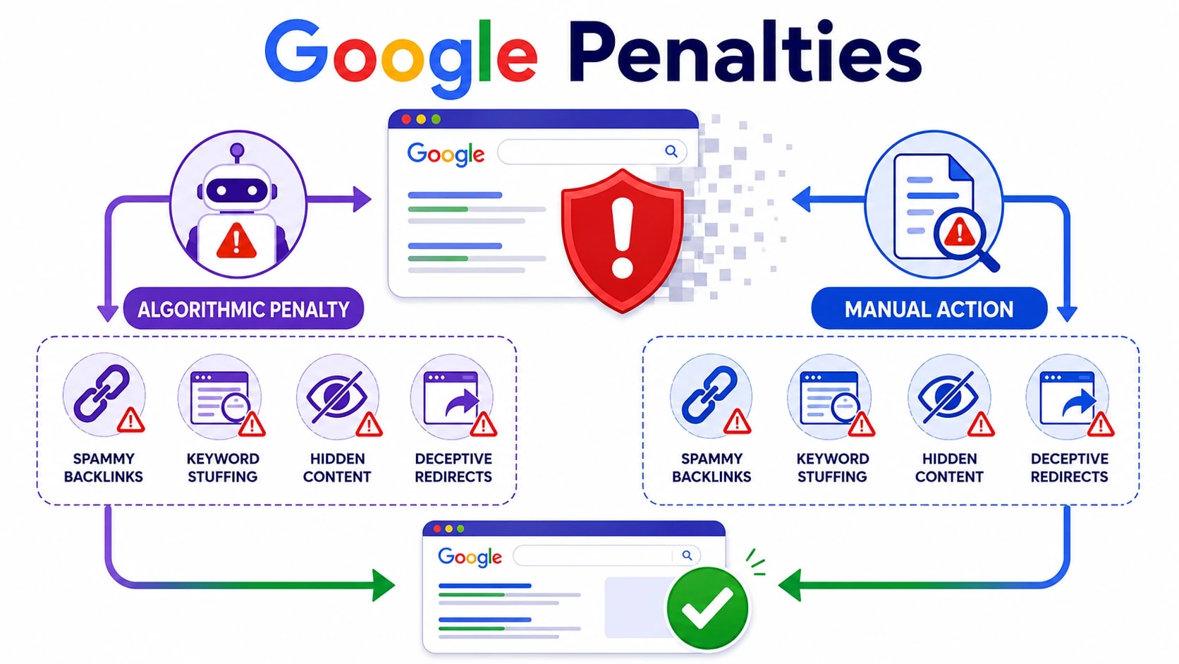 why my business is not showing in google