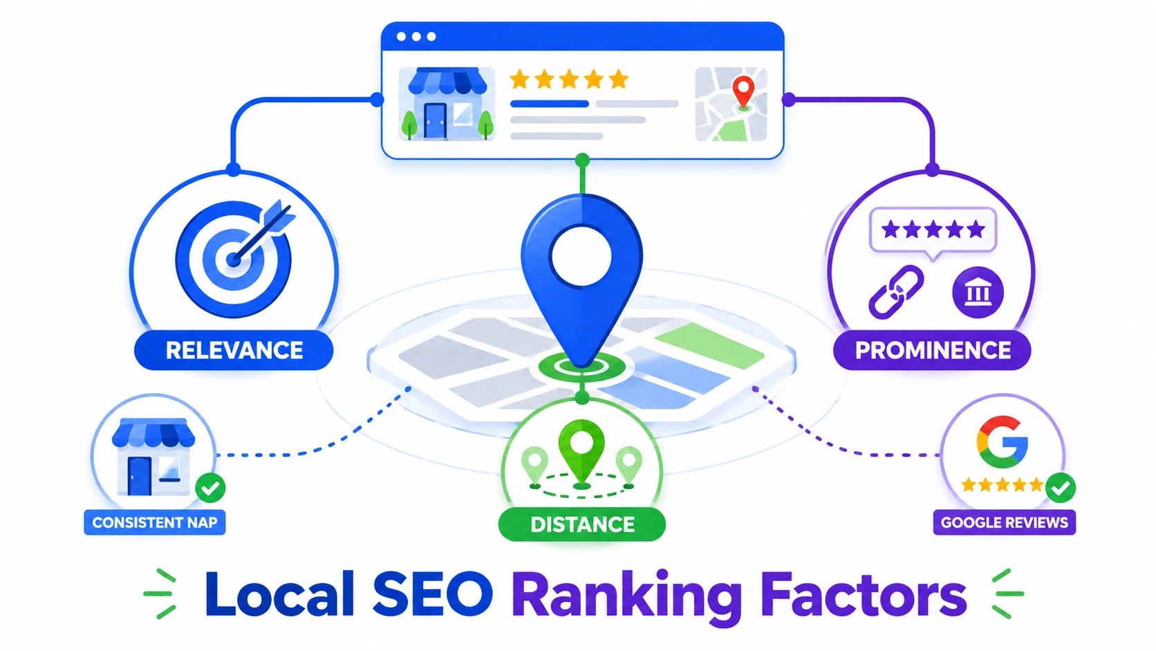 why my business is not showing in google