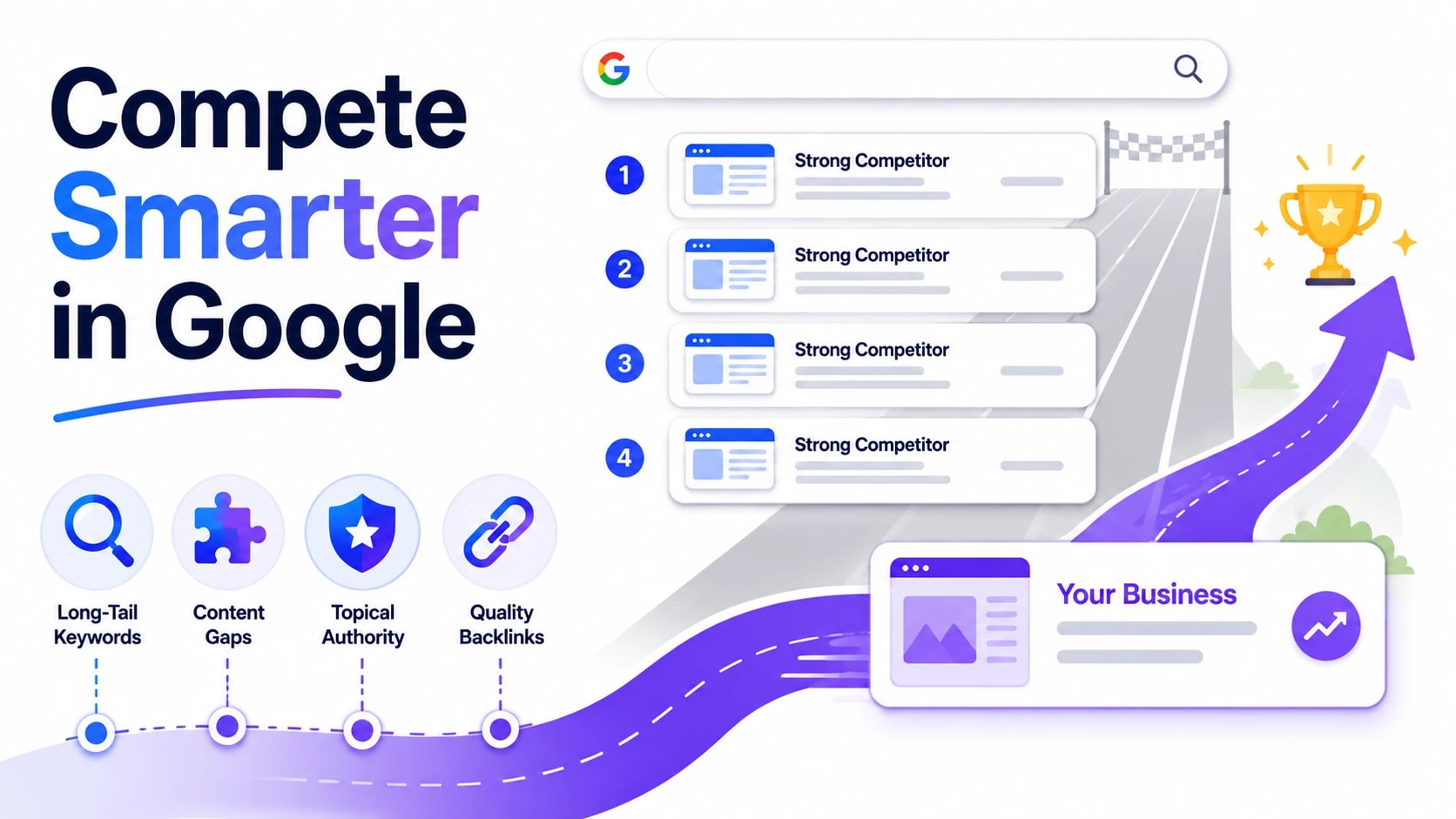 why my business is not showing in google