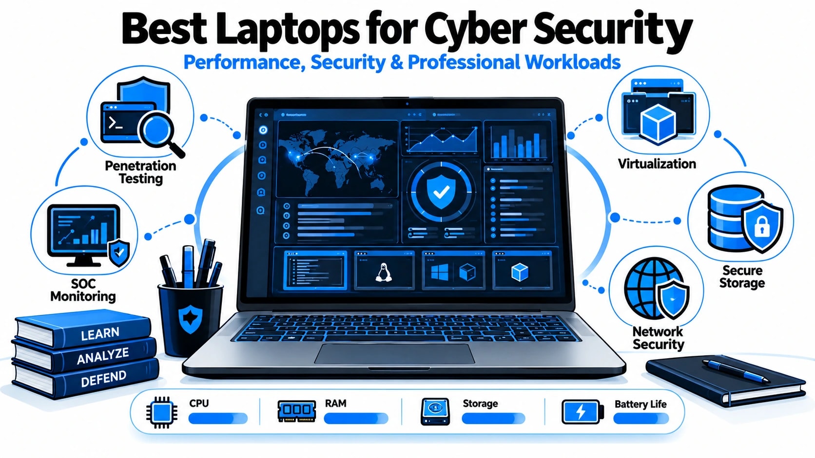Best Laptop for Cyber Security for Professionals