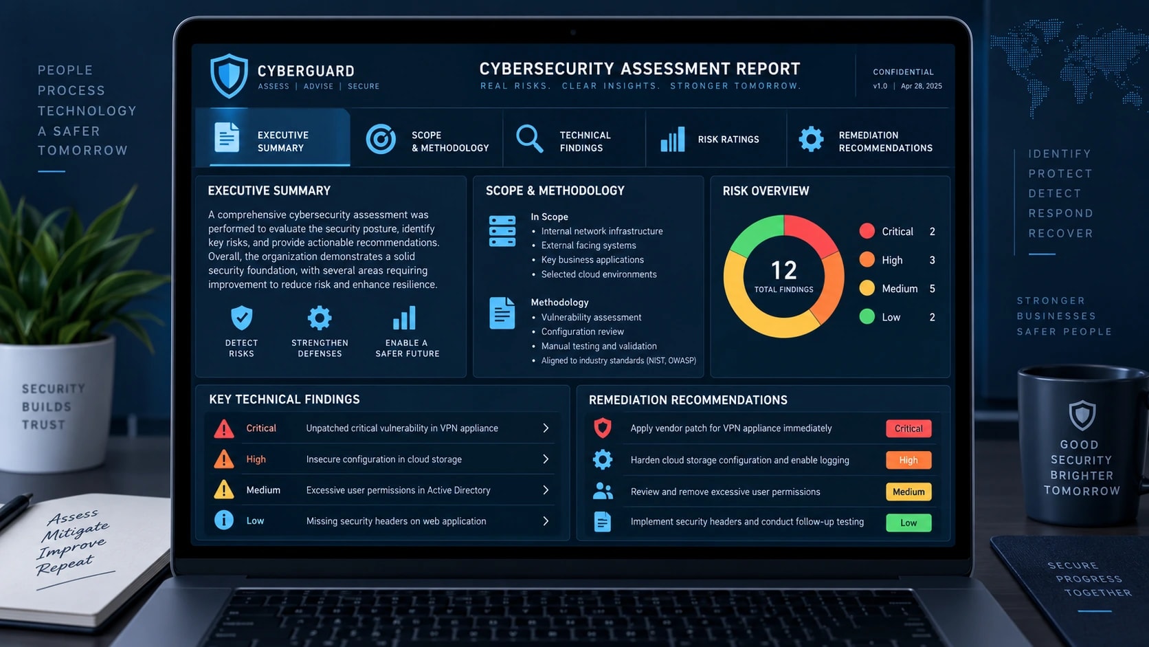 cybersecurity assessment report