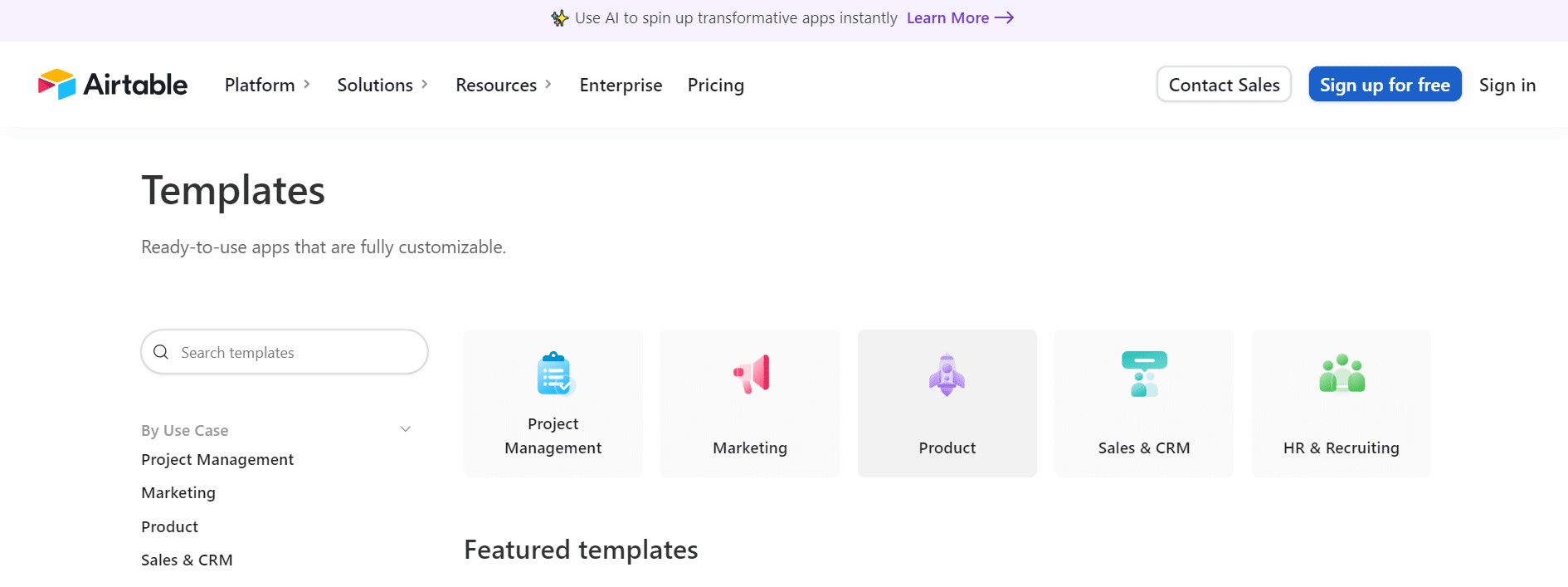 airtable features
