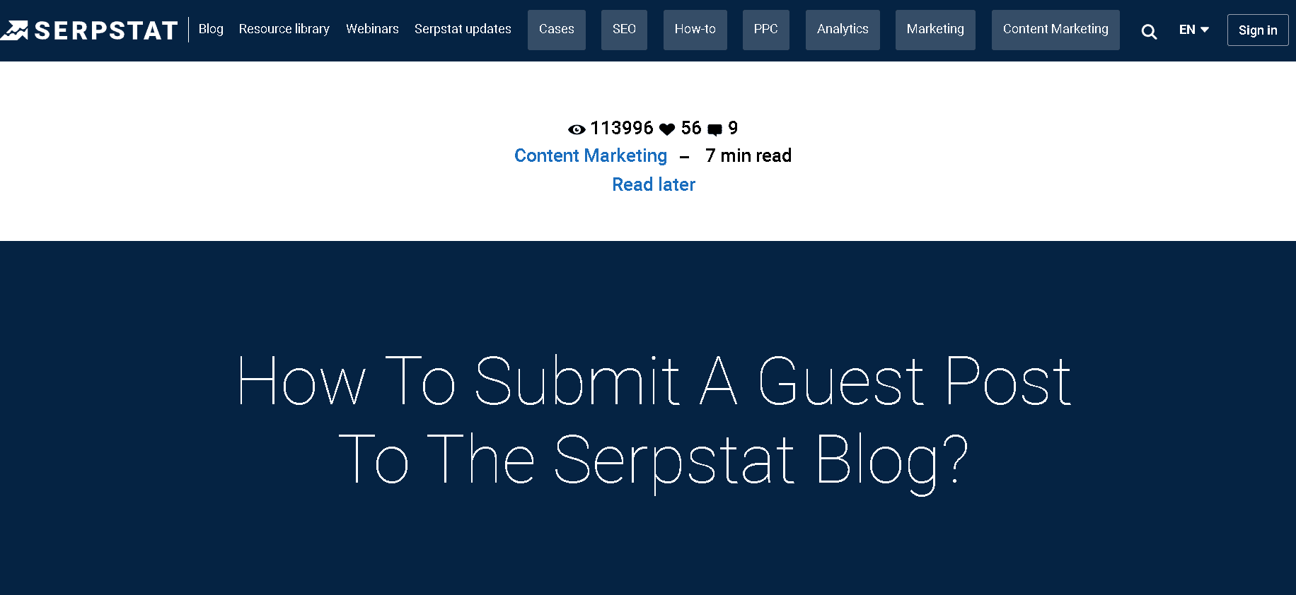 SERPSTAT