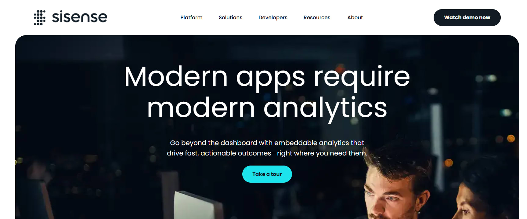 sisense homepage