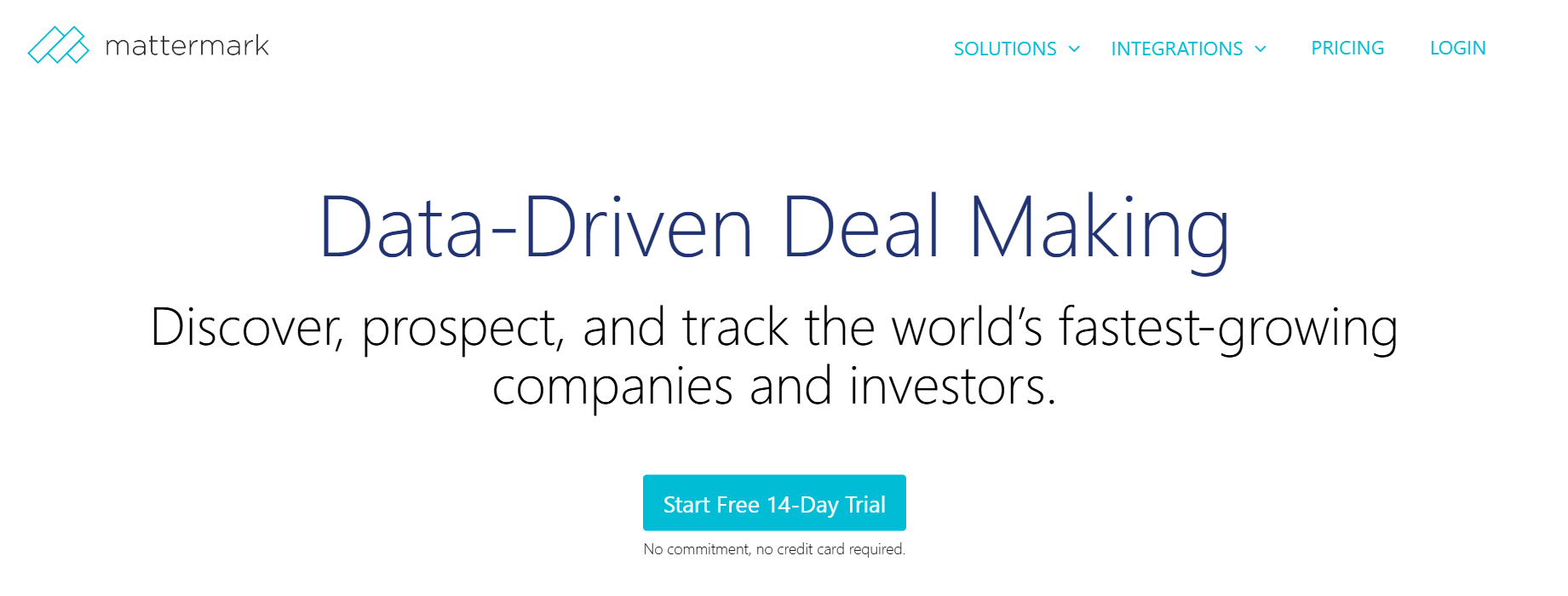 mattermark homepage