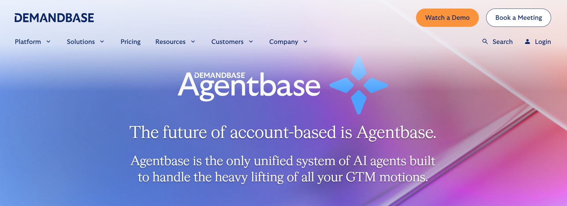 demandbase homepage