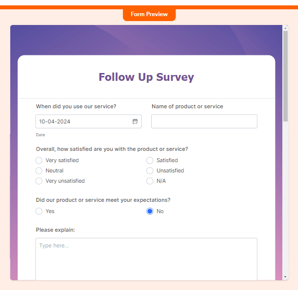 Surveys and feedback requests are another excellent way to gain insights into customers’ experiences. Attach them to follow-up emails, invoices, and receipts to encourage customers to provide honest feedback without feeling pressured.