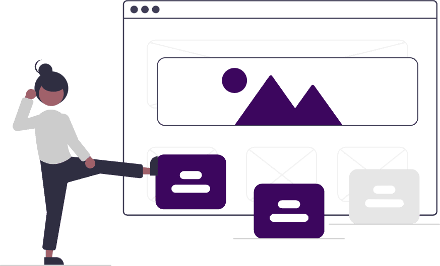 landing page size