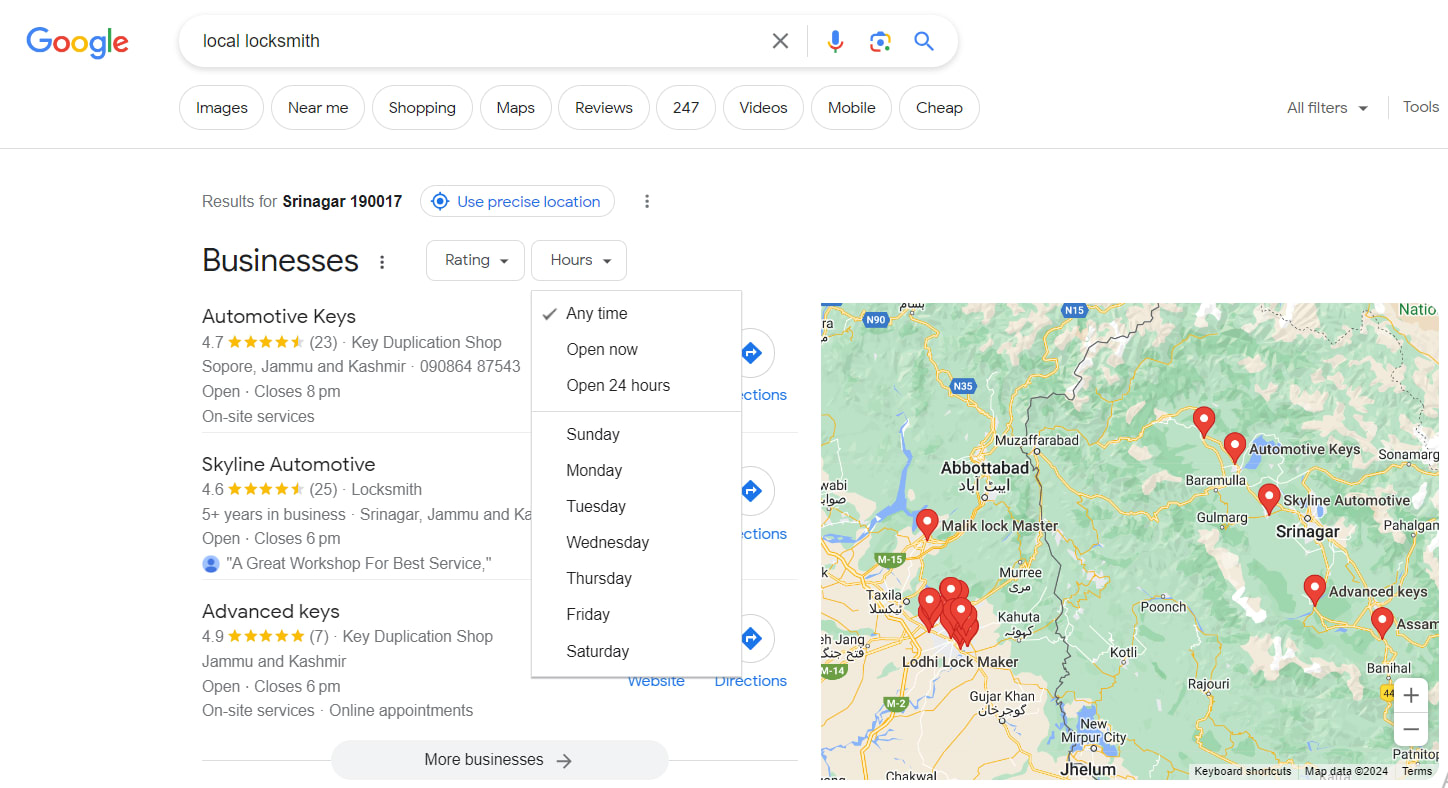 local address