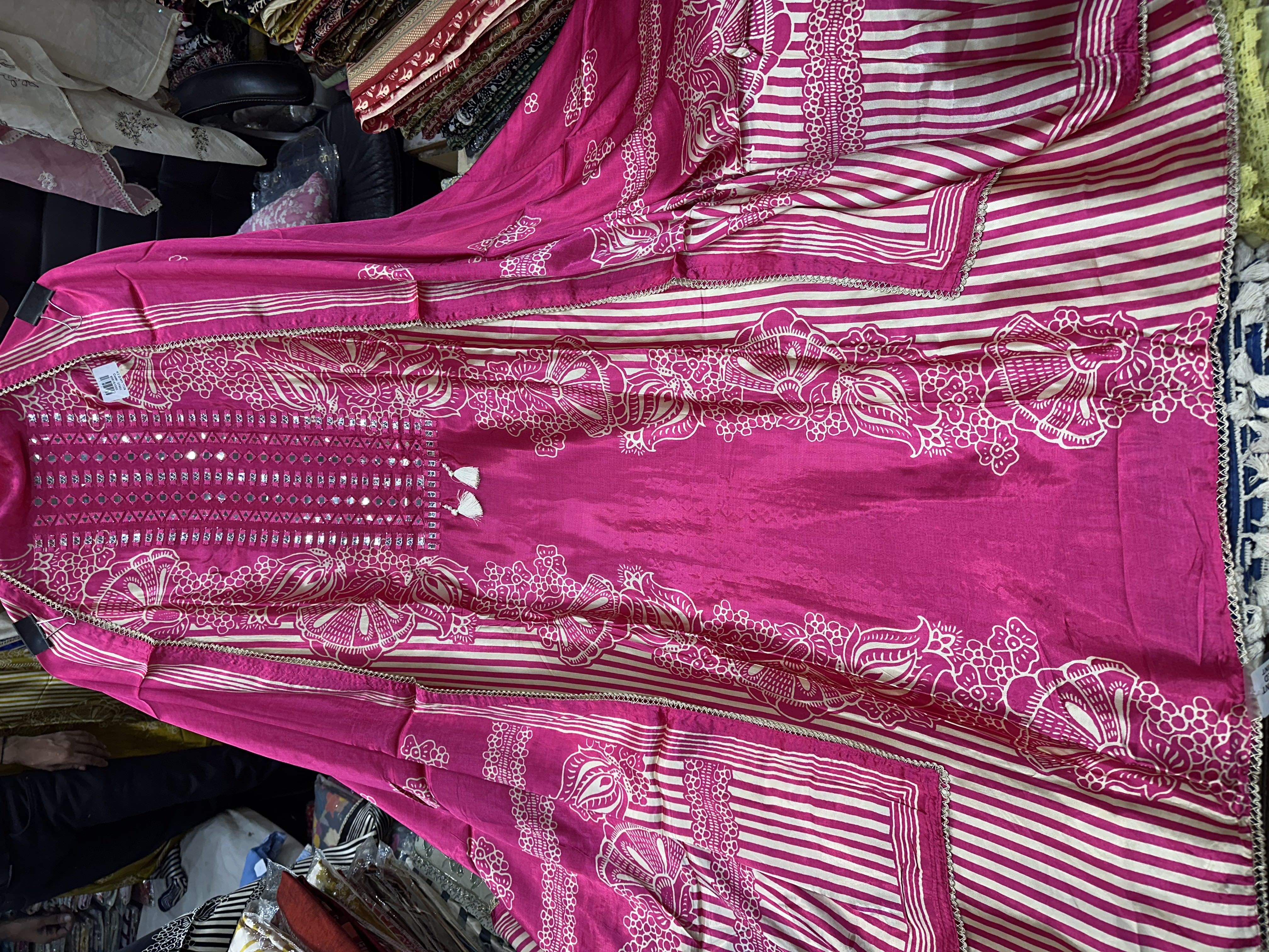 Blush Pink Embroidered Suit Set