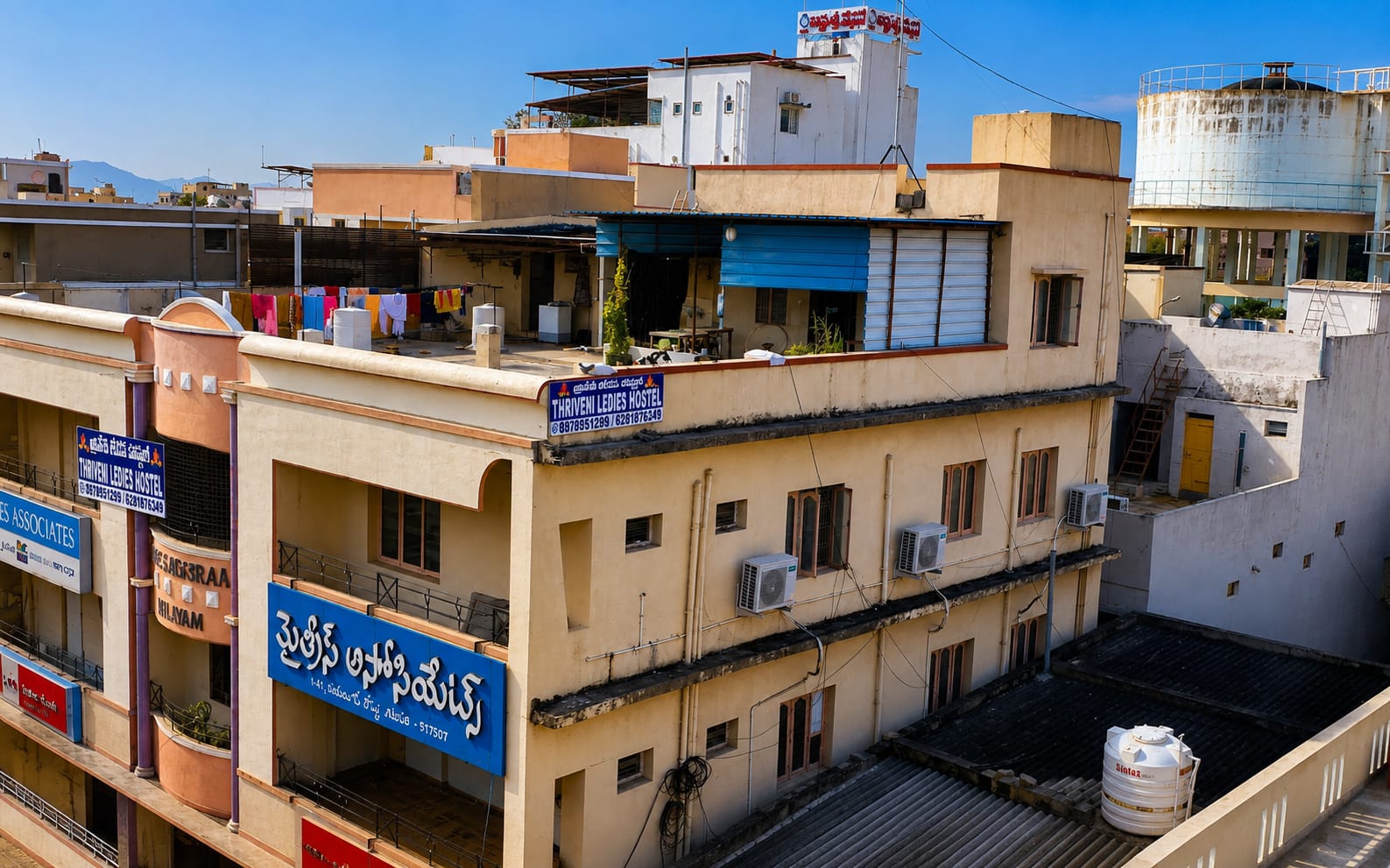 Study friendly environment with high-speed Wi-Fi at Thriveni Ladies Hostel