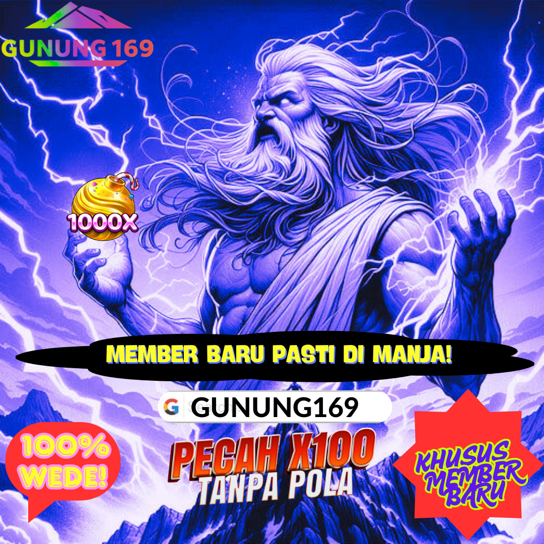 GUNUNG169 – Link Togel Resmi 2025, Daftar Mudah, Jackpot Setiap Hari