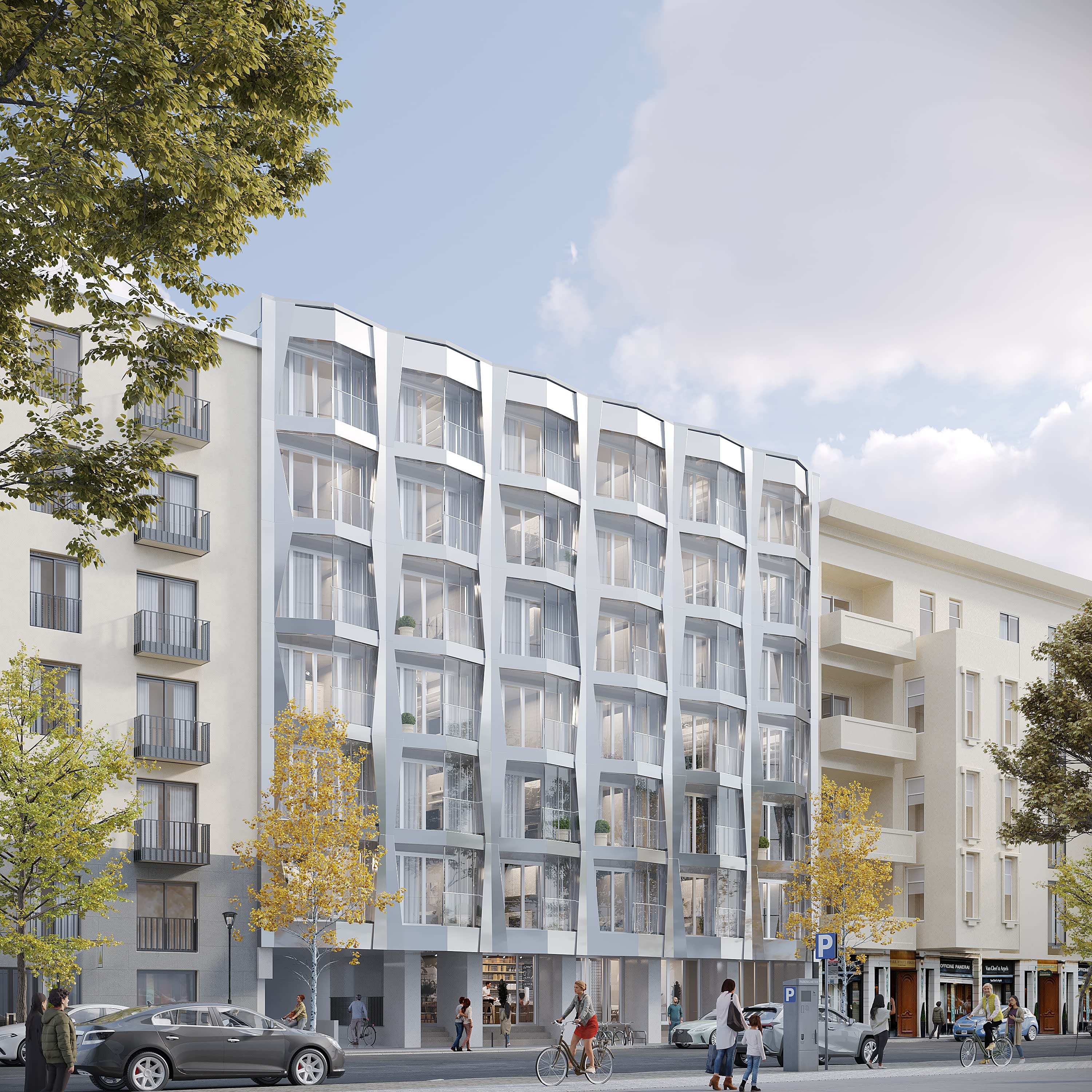 O`Swaldstraße von der südlichen Seite