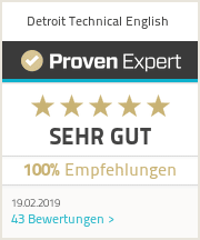 Erfahrungen & Bewertungen zu Detroit Technical English