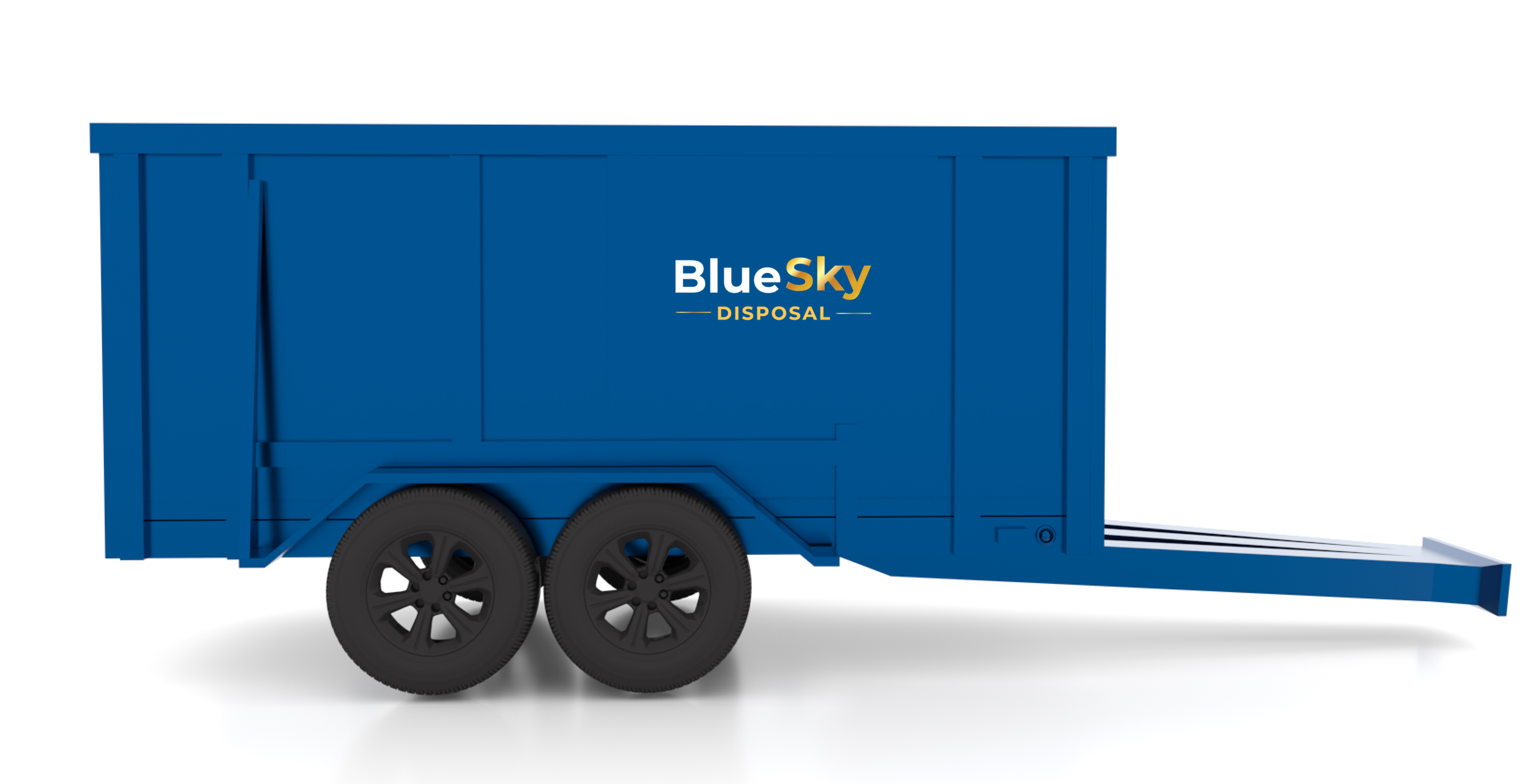10 Yard Rubber-wheeled Dumpster 1