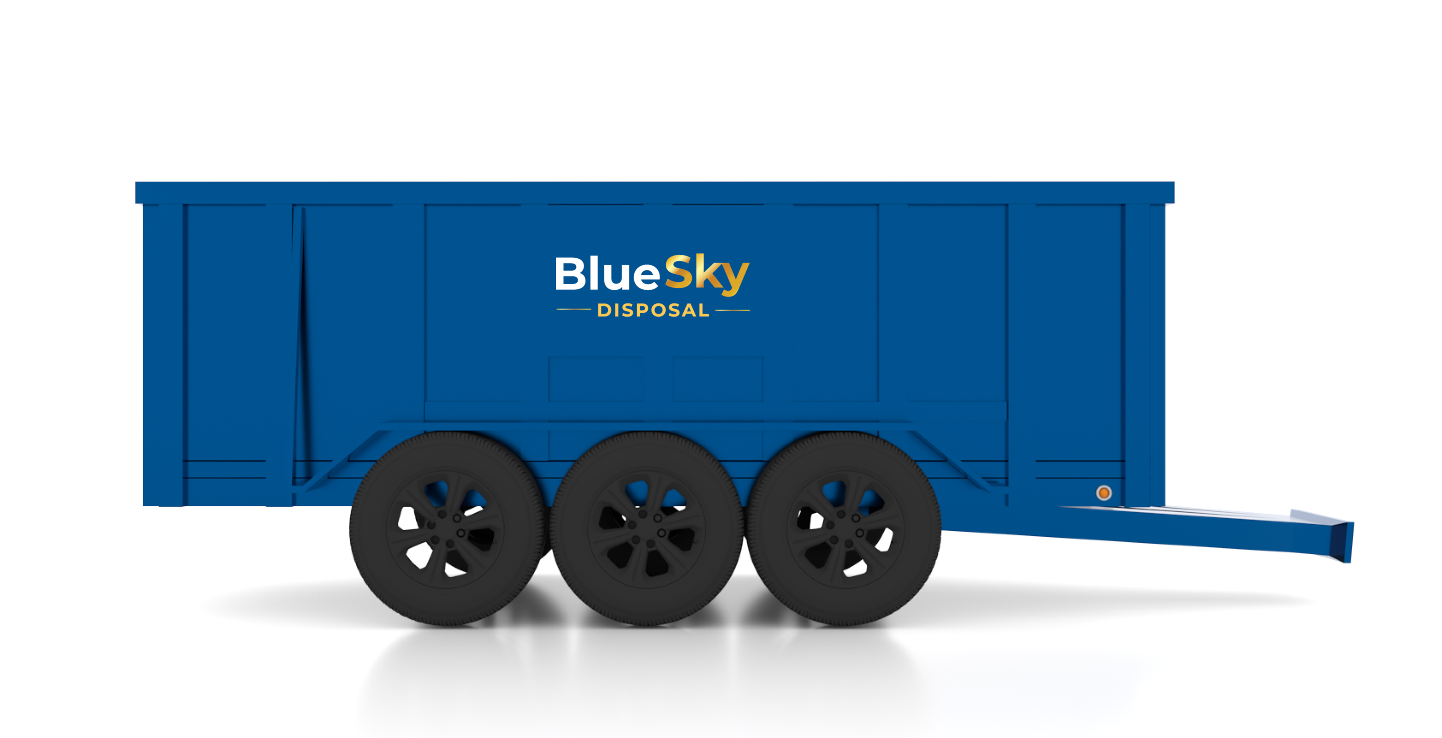20 Yard Rubber-wheeled Dumpster 1