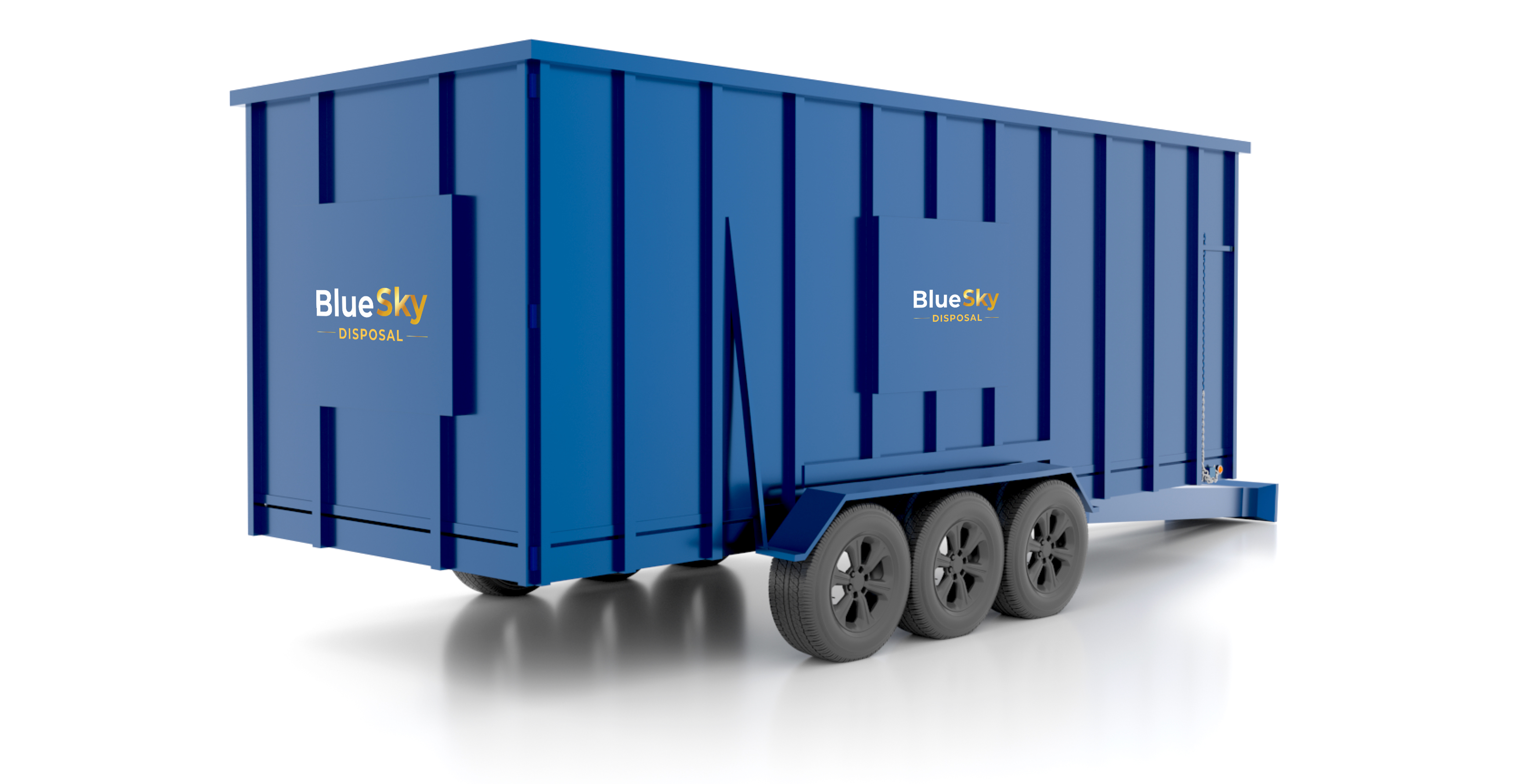 30 Yard Rubber-wheeled Dumpster