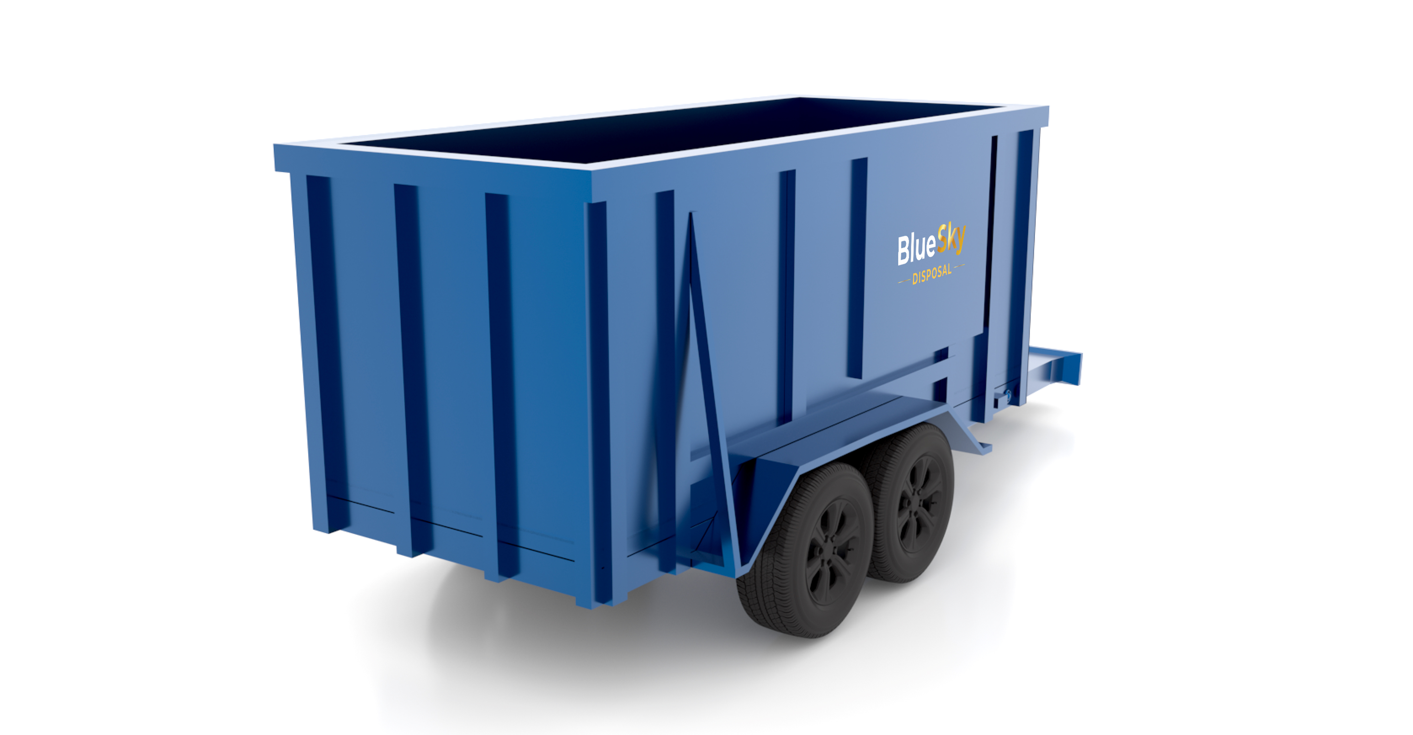 10 Yard Rubber-wheeled Dumpster 4