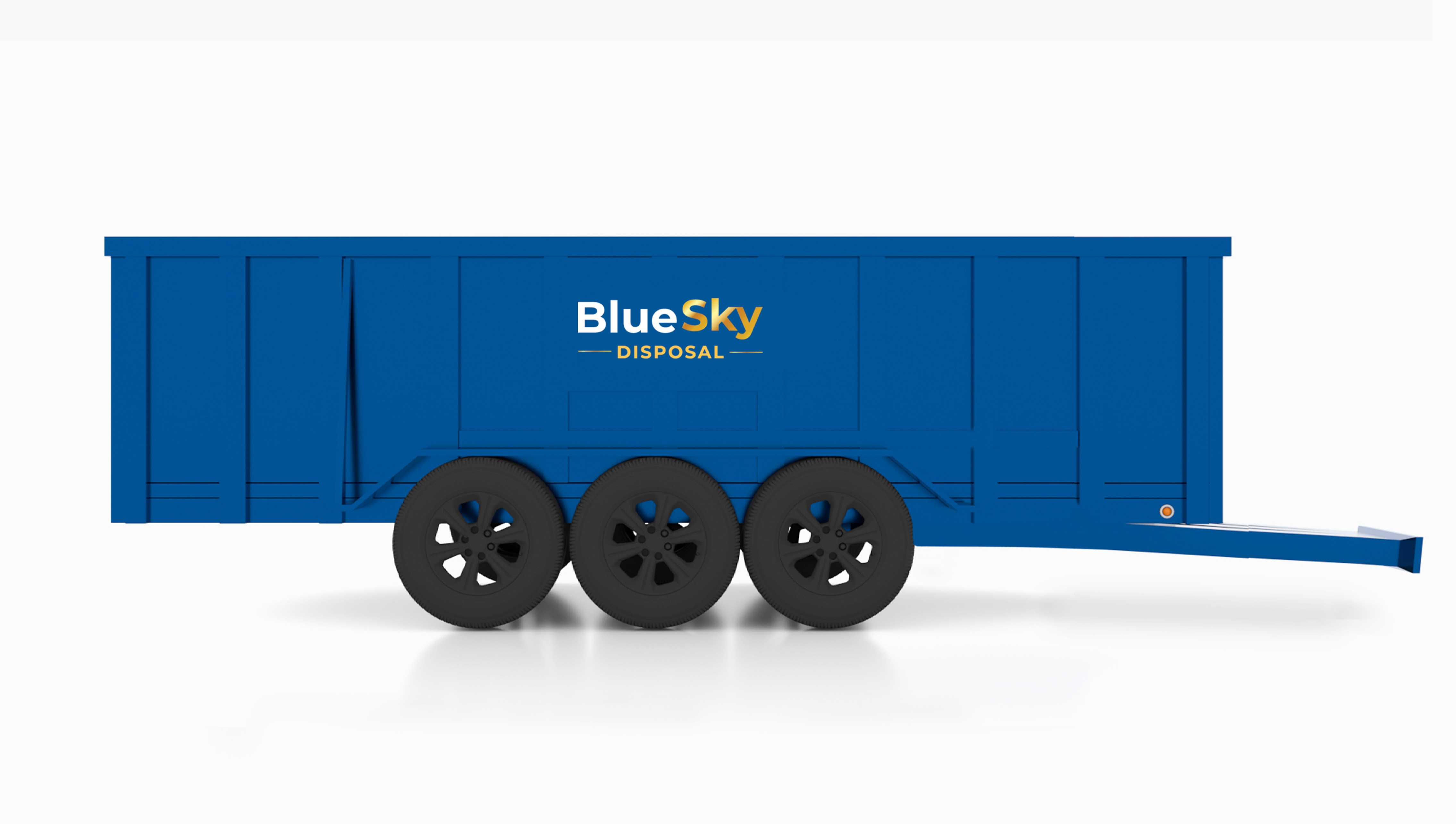 30 Yard Rubber-wheeled Dumpster 4
