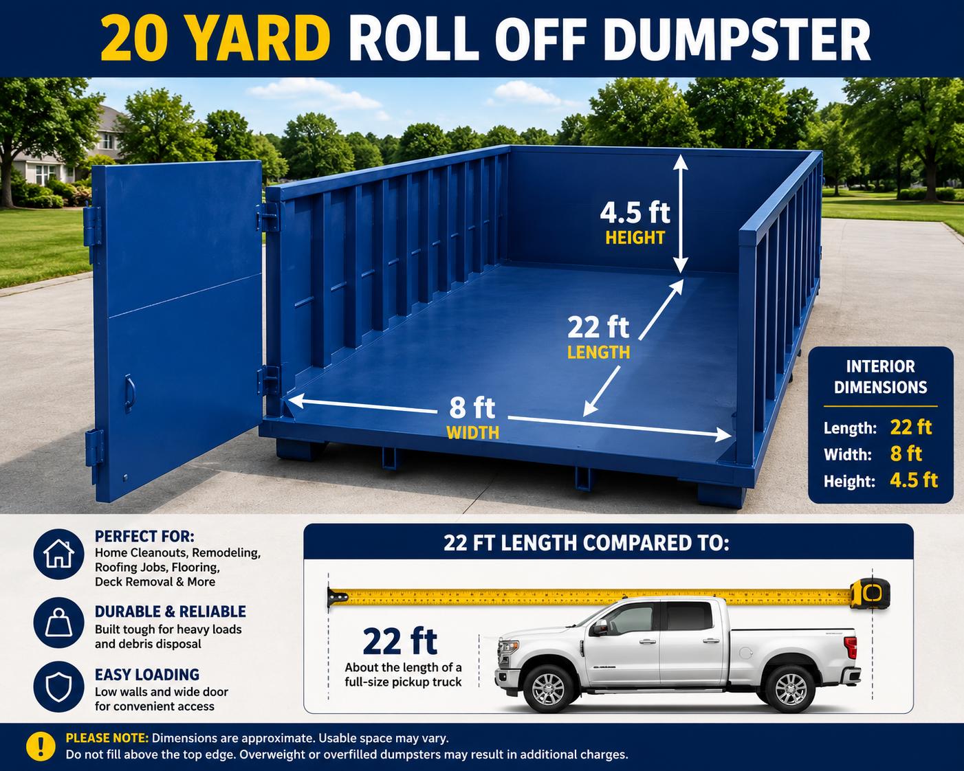 20 Yard Roll-off Dumpster 2