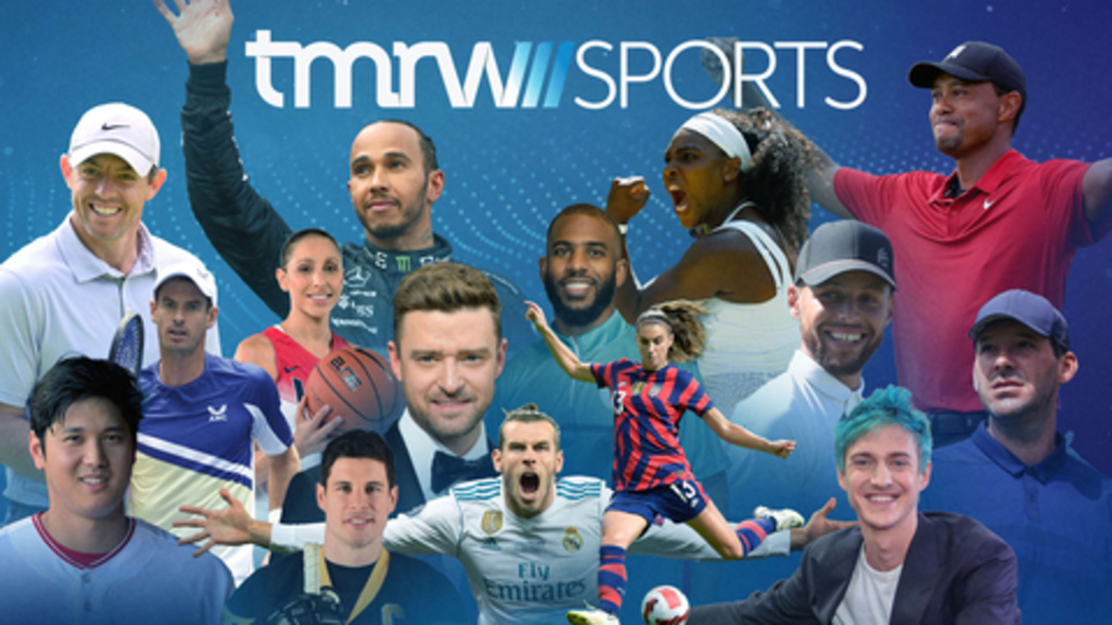 The TMRW Sports logo on white background