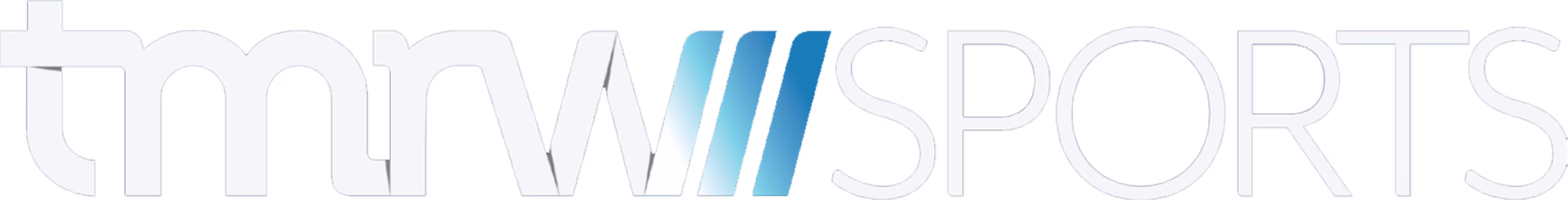 The TMRW Sports logo features tmrw in lower case and bold and sports in lower case but not bold