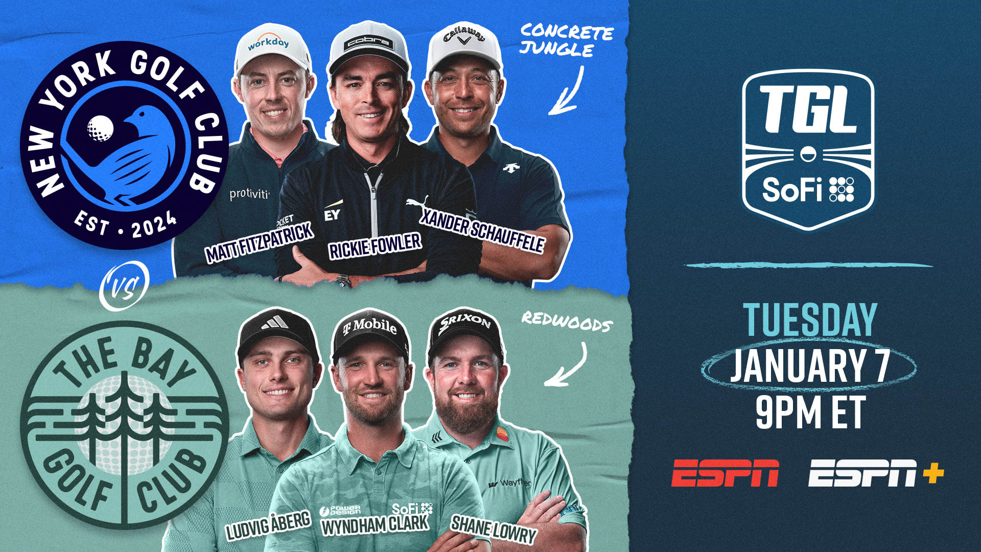 New York Golf Club vs. The Bay Golf Club Ways to Watch TGL