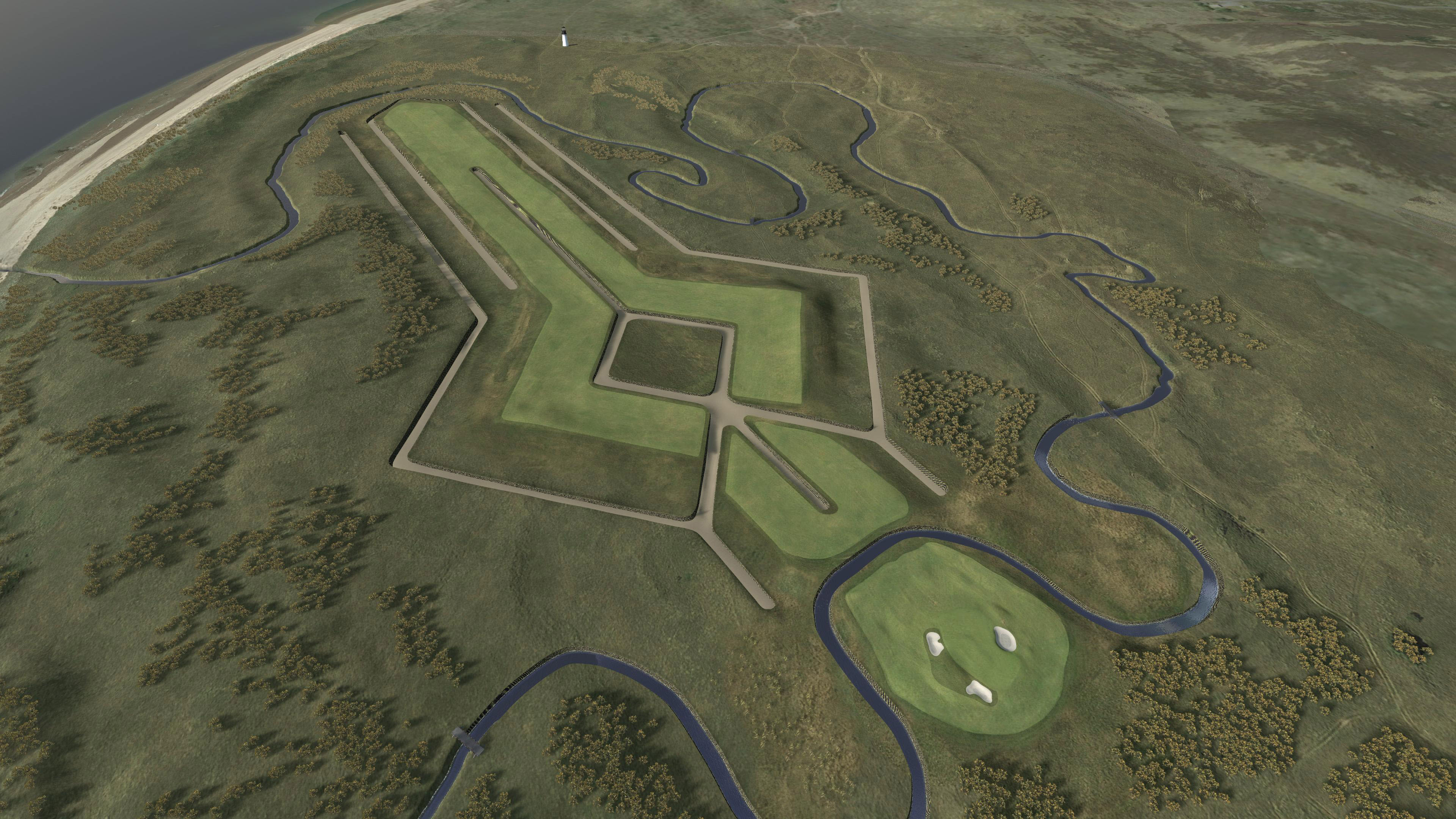 Alpine is a long par 4 that will likely require 210-plus-yard second shots into the green.