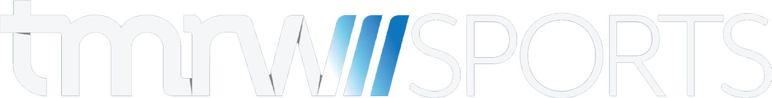 The TMRW Sports logo features tmrw in lower case and bold and sports in lower case but not bold